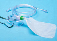 Klären Sie nicht Sauerstoff-Gesichtsmaske der Rebreather-Sauerstoffmaske-/PVC mit Reservoir-Tasche