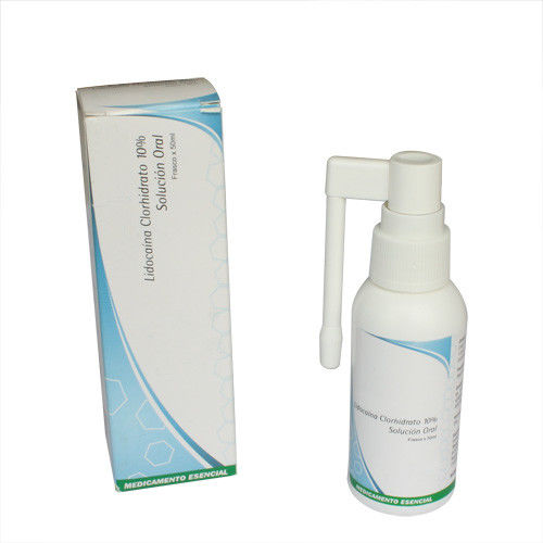 Lidocaine-zahnmedizinischer Spray 10% 50ml/80ml für Intubation, lokaler betäubender Spray