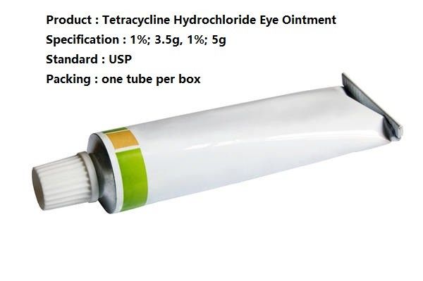 Augenmedikations-Tetracyclin-Hydrochlorid-Augen-Salbe 1% 3.5g 1% 5g