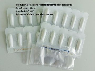 Chlorhexidine-Azetat Hemorrhoid-Zäpfchen, rektales Zäpfchen