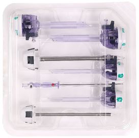 Gynäkologie-Laparoskopie-sterile chirurgische Ausrüstung Laparoscopic Trocar-Wegwerfsatz