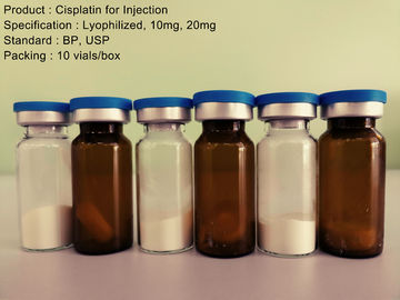 Antikrebsmedikamente lyophilisierten Pulver-Einspritzung Cisplatin für Einspritzung 10mg 20mg
