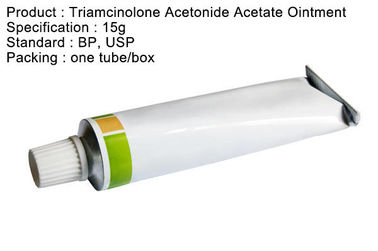 Triamcinolon-Azetonid-Salbe USP 0,1% des Kortikosteroid-15g für Haut-Zustände