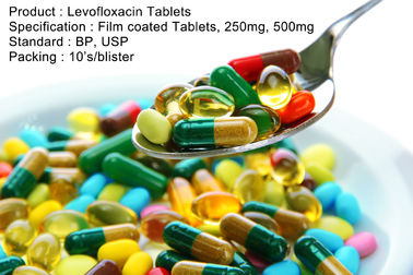 Levofloxacin-Tablet-Filmtabletten, 250mg, Mundantibiotika der medikations-500mg