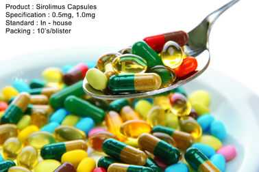 Sirolimus kapselt 0.5mg, Mundmedikationen 1.0mg ein