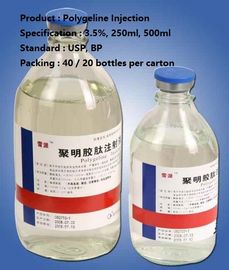 Hypovolaemic-Schock Polygeline-Einspritzung 250ml 500ml umfangreich