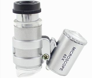 Erforschen Sie optisches Minitaschen-Mikroskop der medizinischen Ausrüstung/45X LED