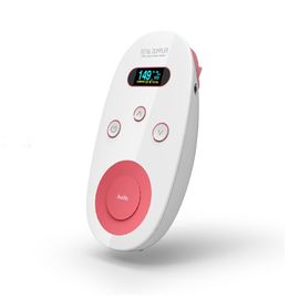 Rosa Schwangerschaftstest-Ausrüstungs-/Baby-Herzschlag-Monitor-Tasche fötaler Doppler