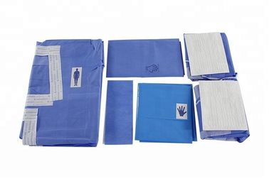 Medizinische Universallithotomy-Laparoskopie drapieren umweltfreundliches Satz SMS-Material